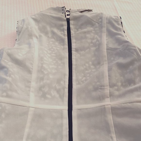 Ann Taylor LOFT Dress: Black and White Animal Print Lined Sheath SIZE 2 - Picture 7 of 10